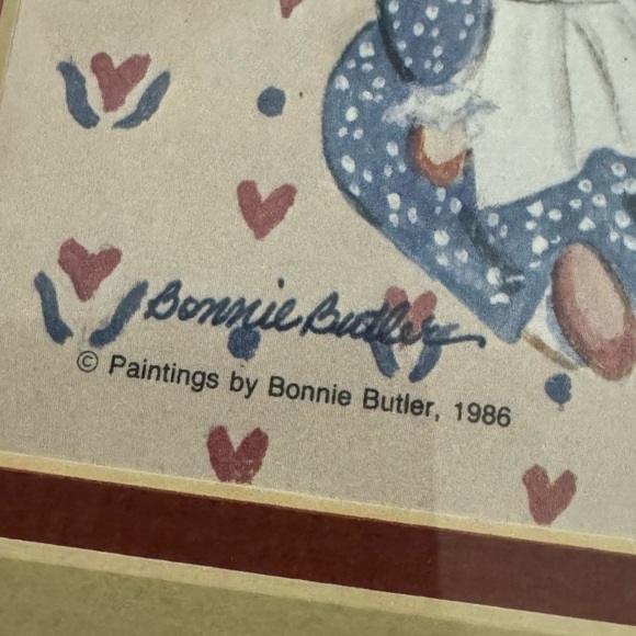 1986 Bonnie Butler Signed Print Painting Farmhouse Raggedy Anne Andy Art VTG - Picture 2 of 13